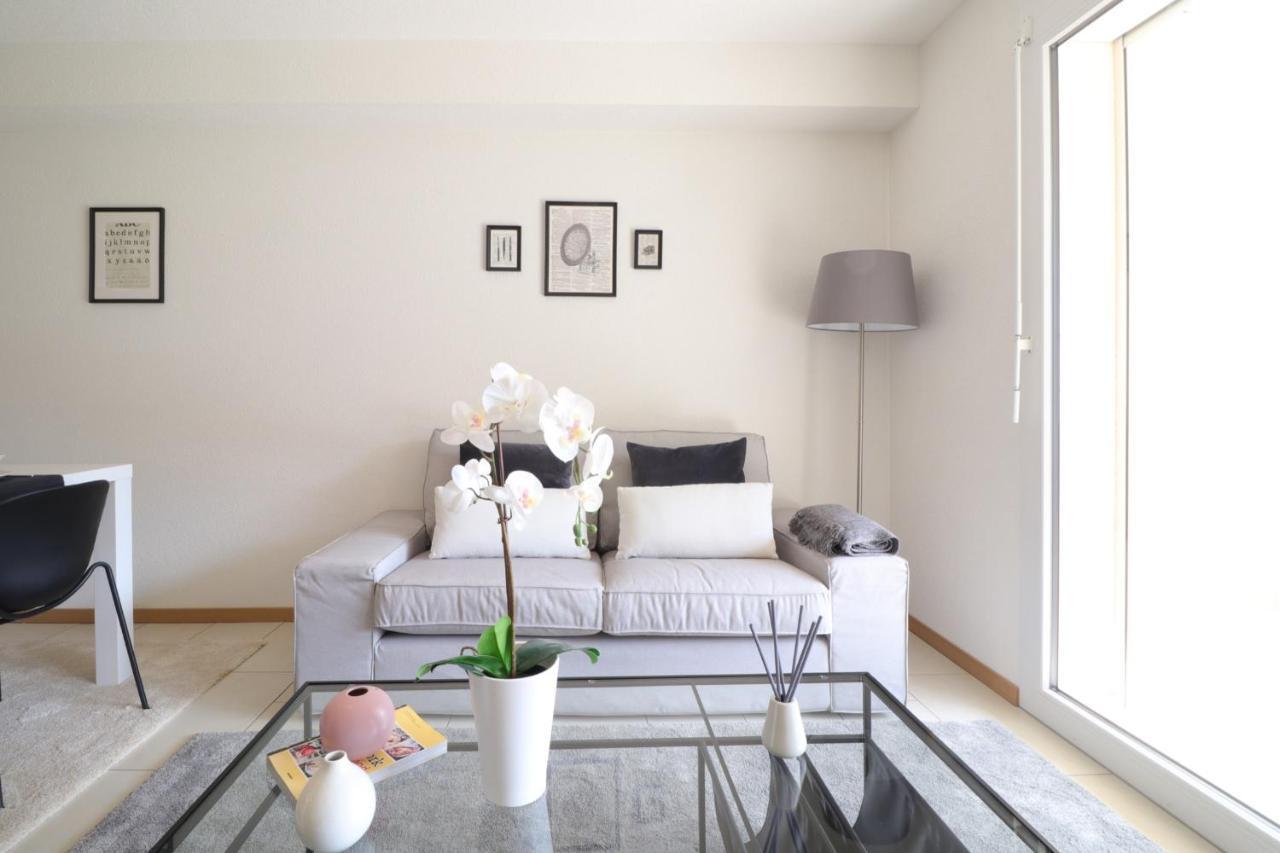 Modern Apartment Close To Martigny Train Station Exterior photo